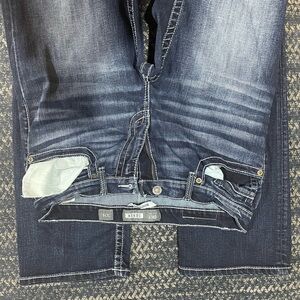 Buckle Men's Dark Blue Bootcut Jeans